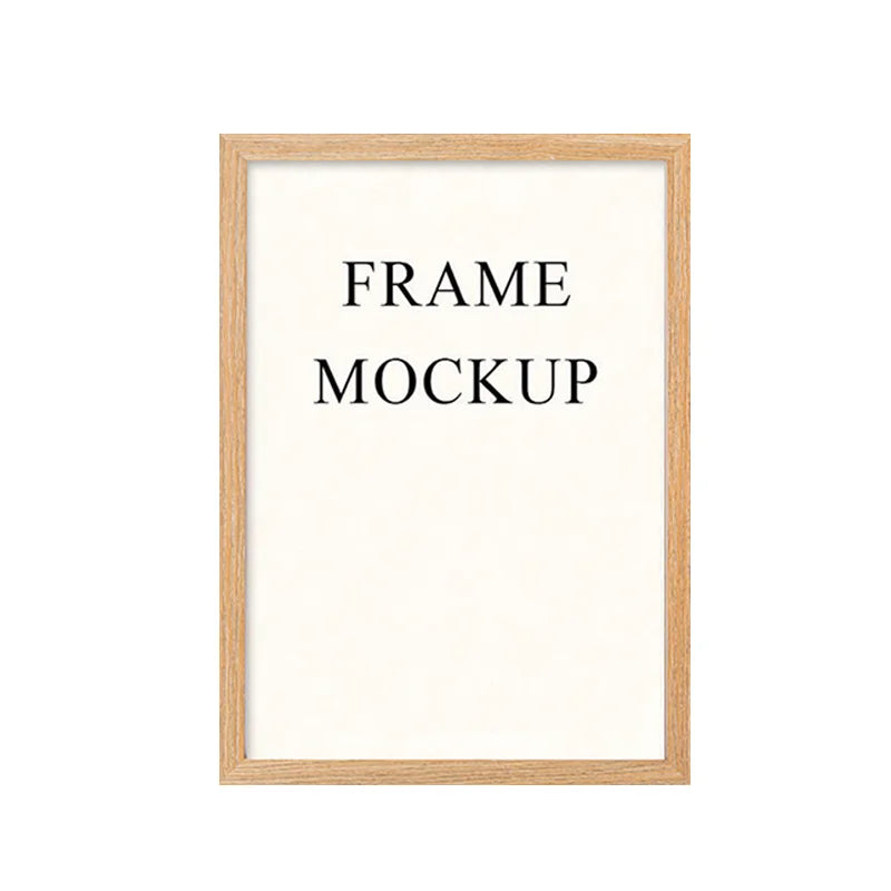 Vintage Wooden Wall Frame for Home, Kitchen, or Café Decor
