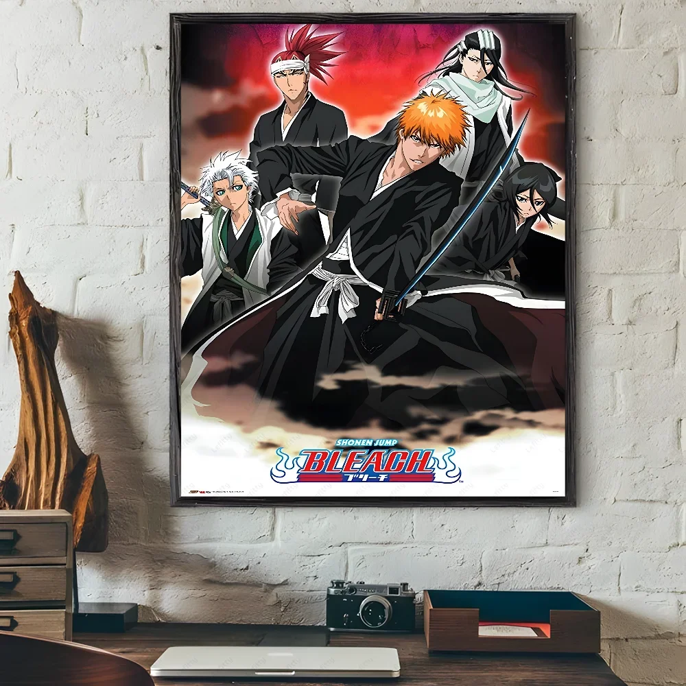 Black and White Bleach Anime Poster