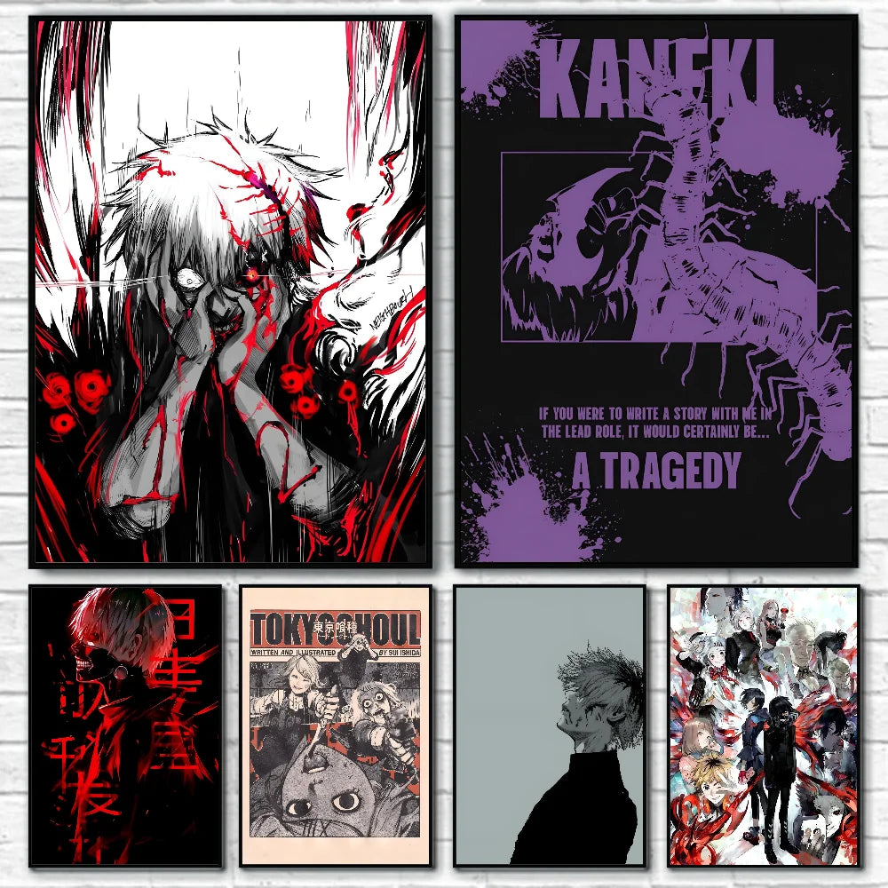 Vintage Anime Tokyo Ghoul Poster