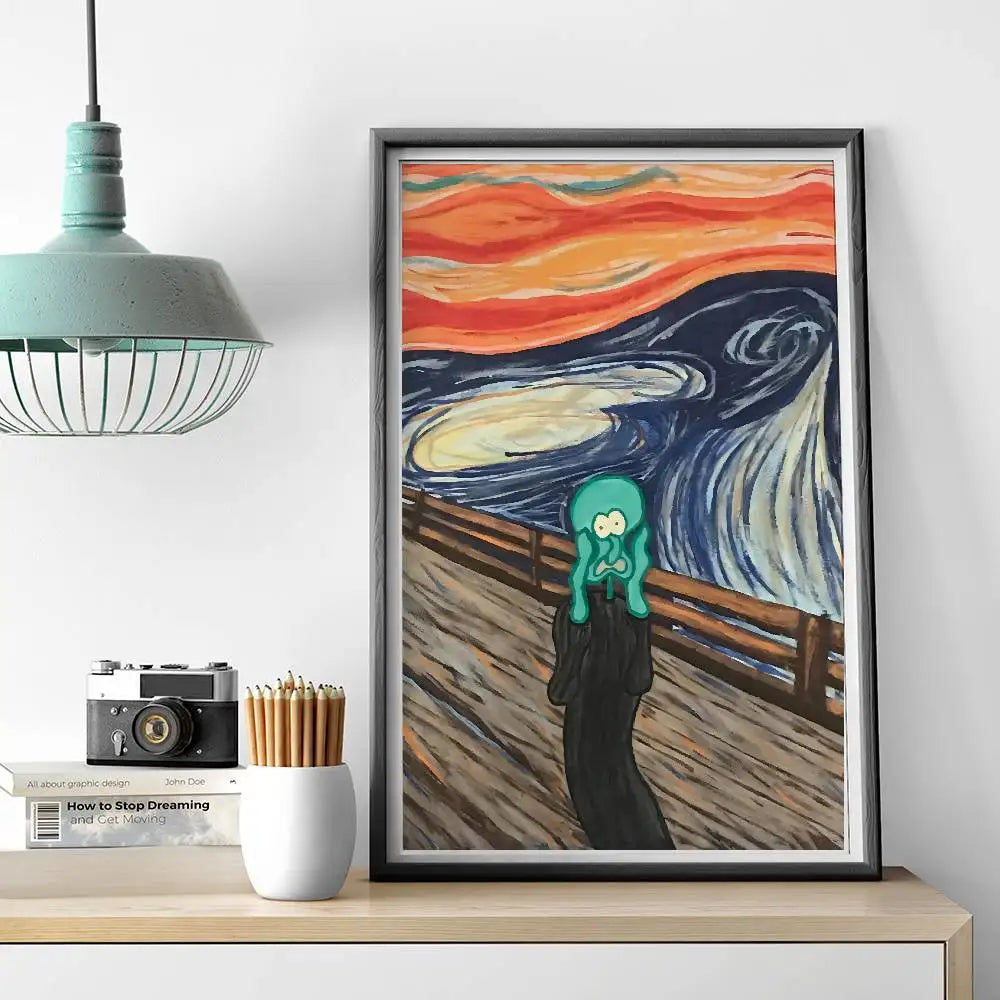 Cartoon Squidward Tentacles Poster
