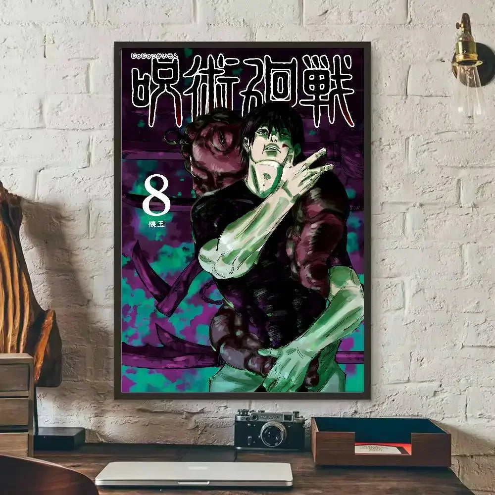 Kaisen Fushiguro Toji Anime Poster – Sticker