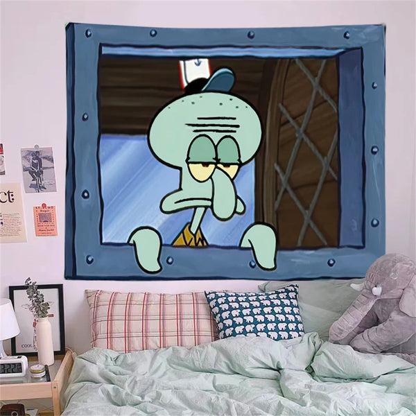 SpongeBob Cartoon Decoration Tapestry