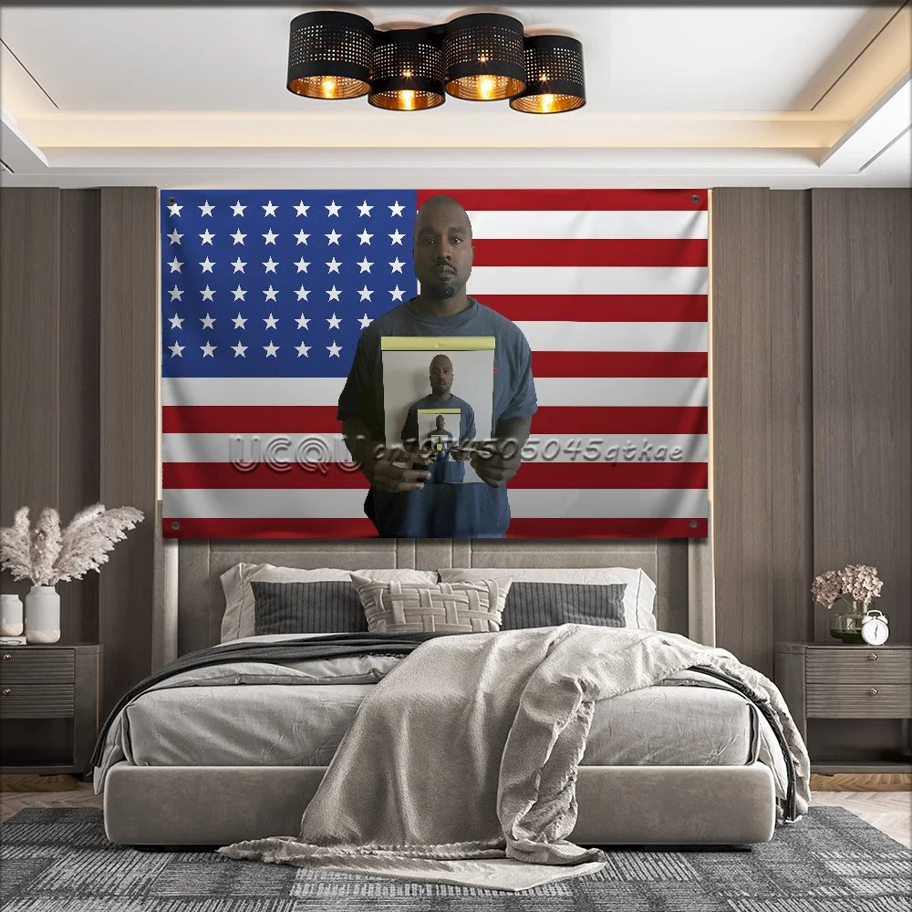USA x Kanye West Tapestry Wall Decor