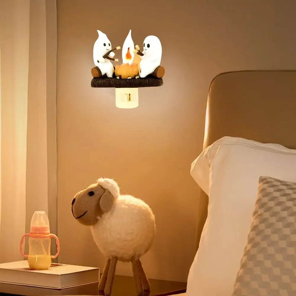 Halloween Ghost Bonfire Night Light