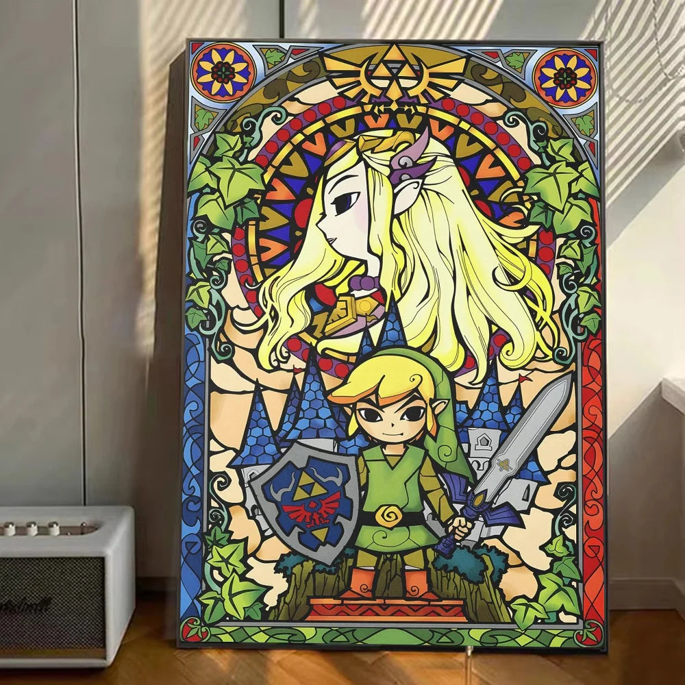 Legend Of Zelda Poster Art Wall Murals Decor