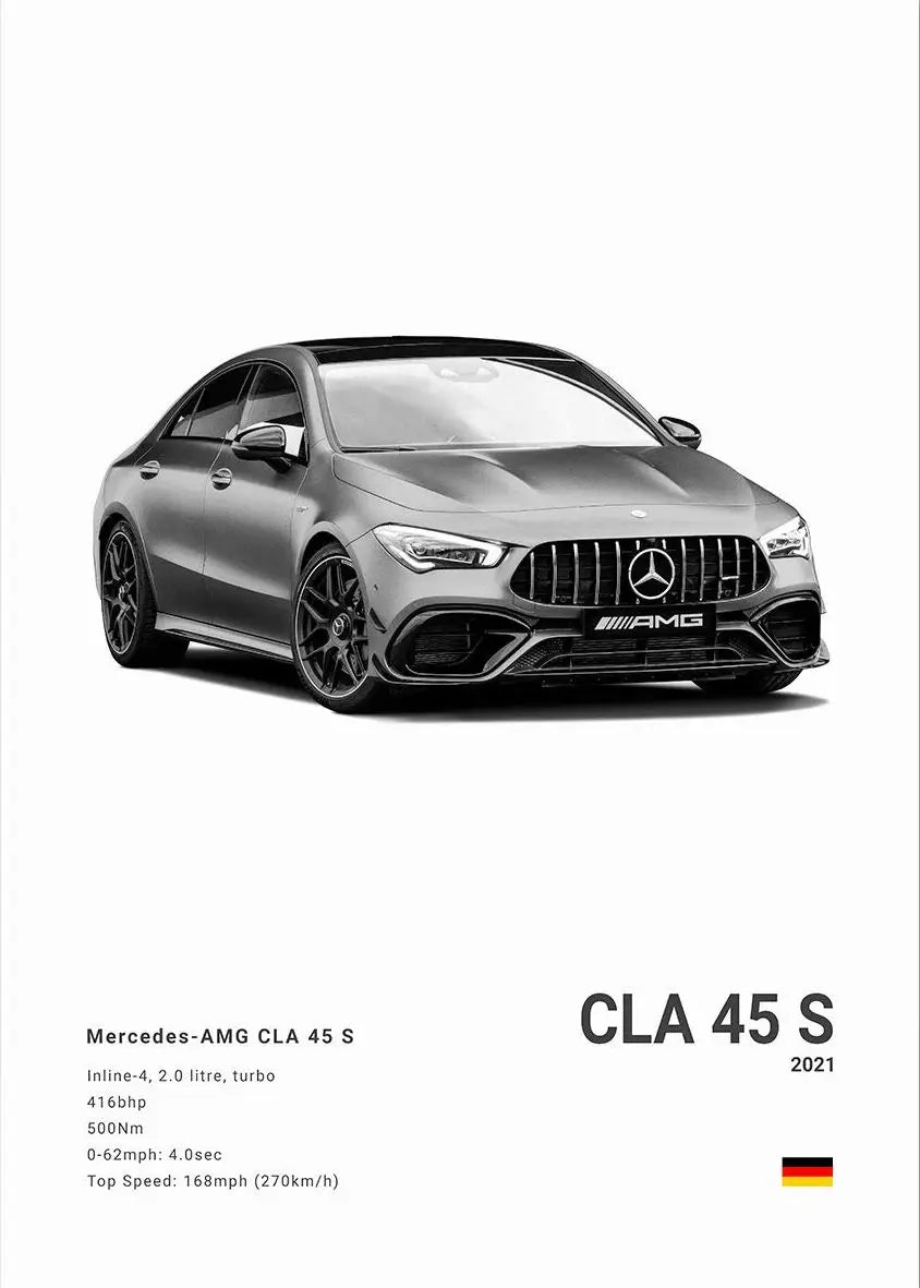 Minimalist Mercedes-Benz Poster