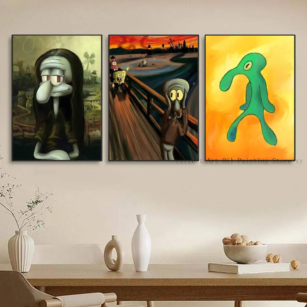 Cartoon Squidward Tentacles Poster