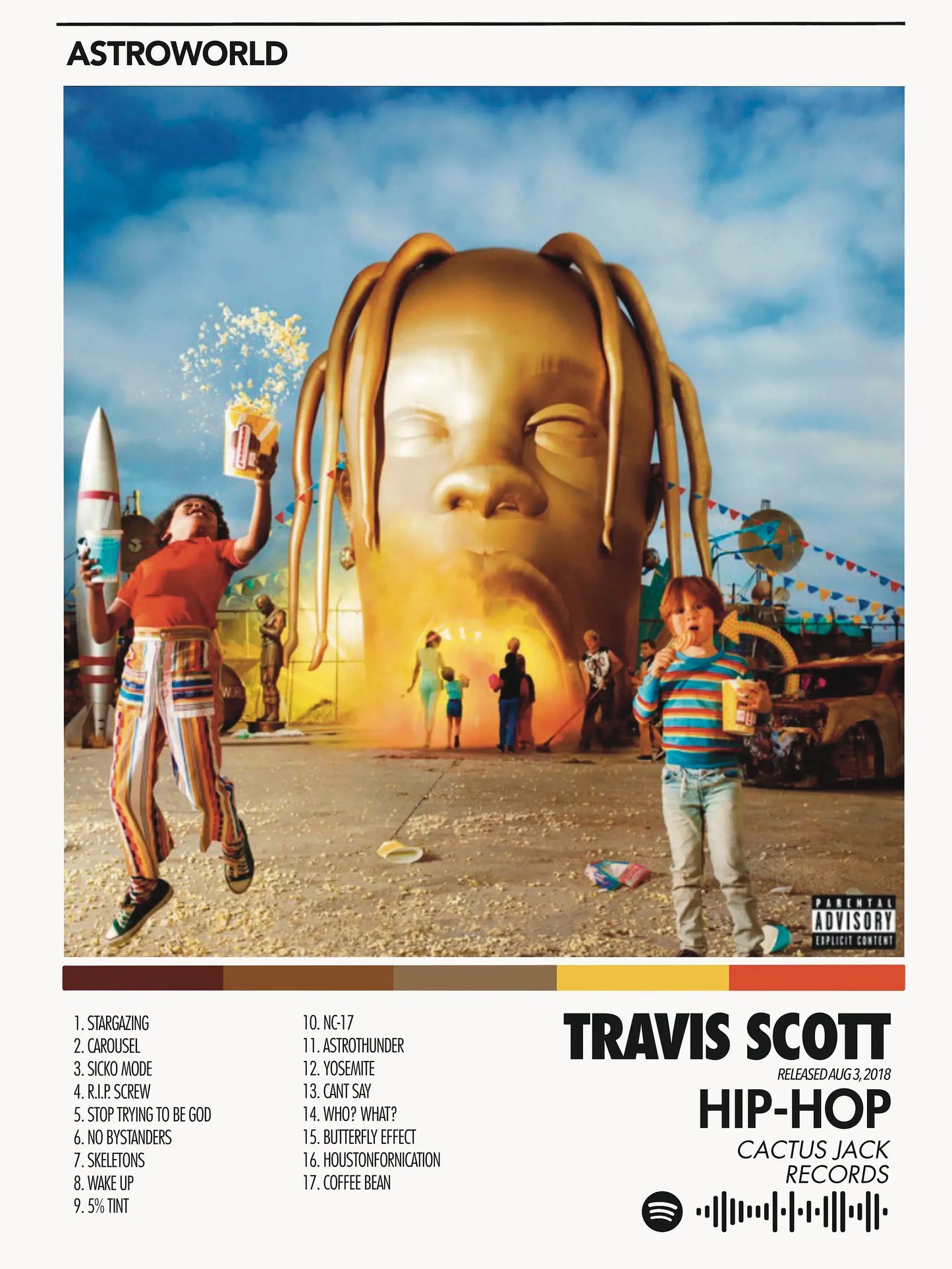 Travis Scott Album Poster