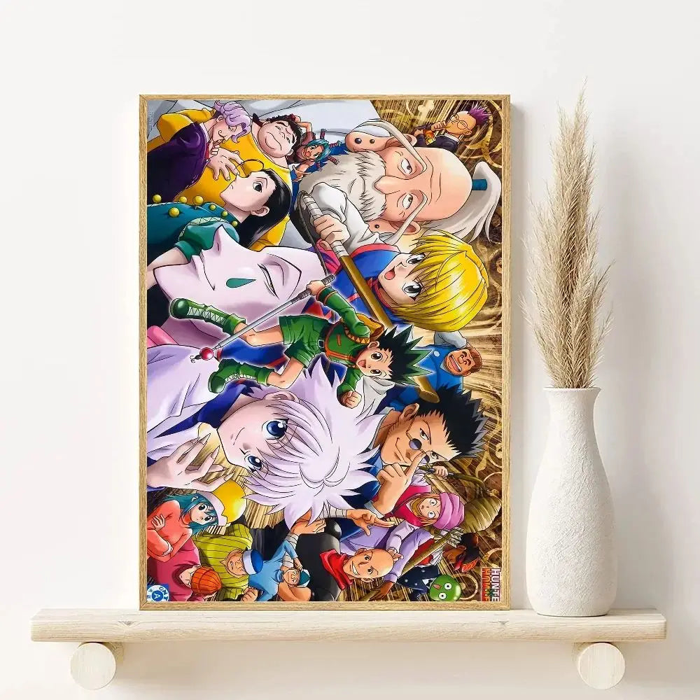Hunter x Hunter Anime Canvas Wall Poster