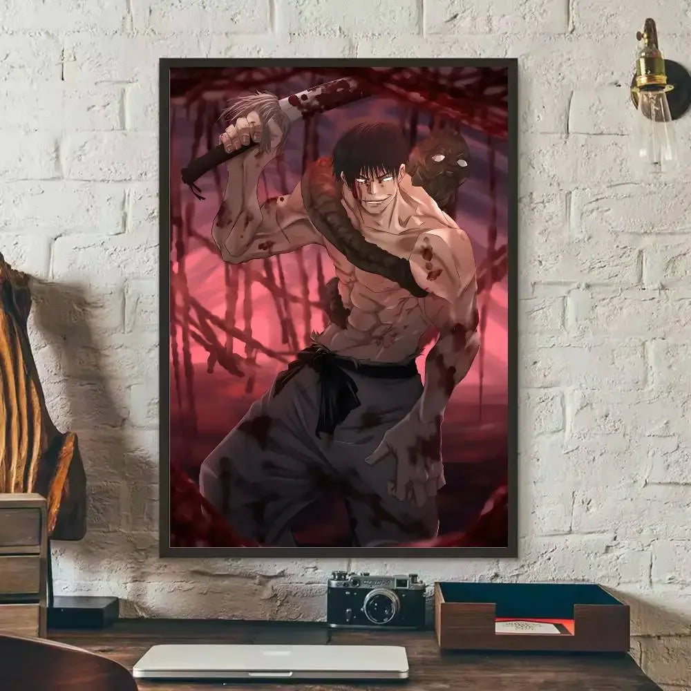 Kaisen Fushiguro Toji Anime Poster – Sticker
