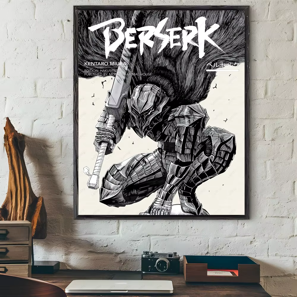 Anime Berserk Poster Japanese Manga Wall Art V2