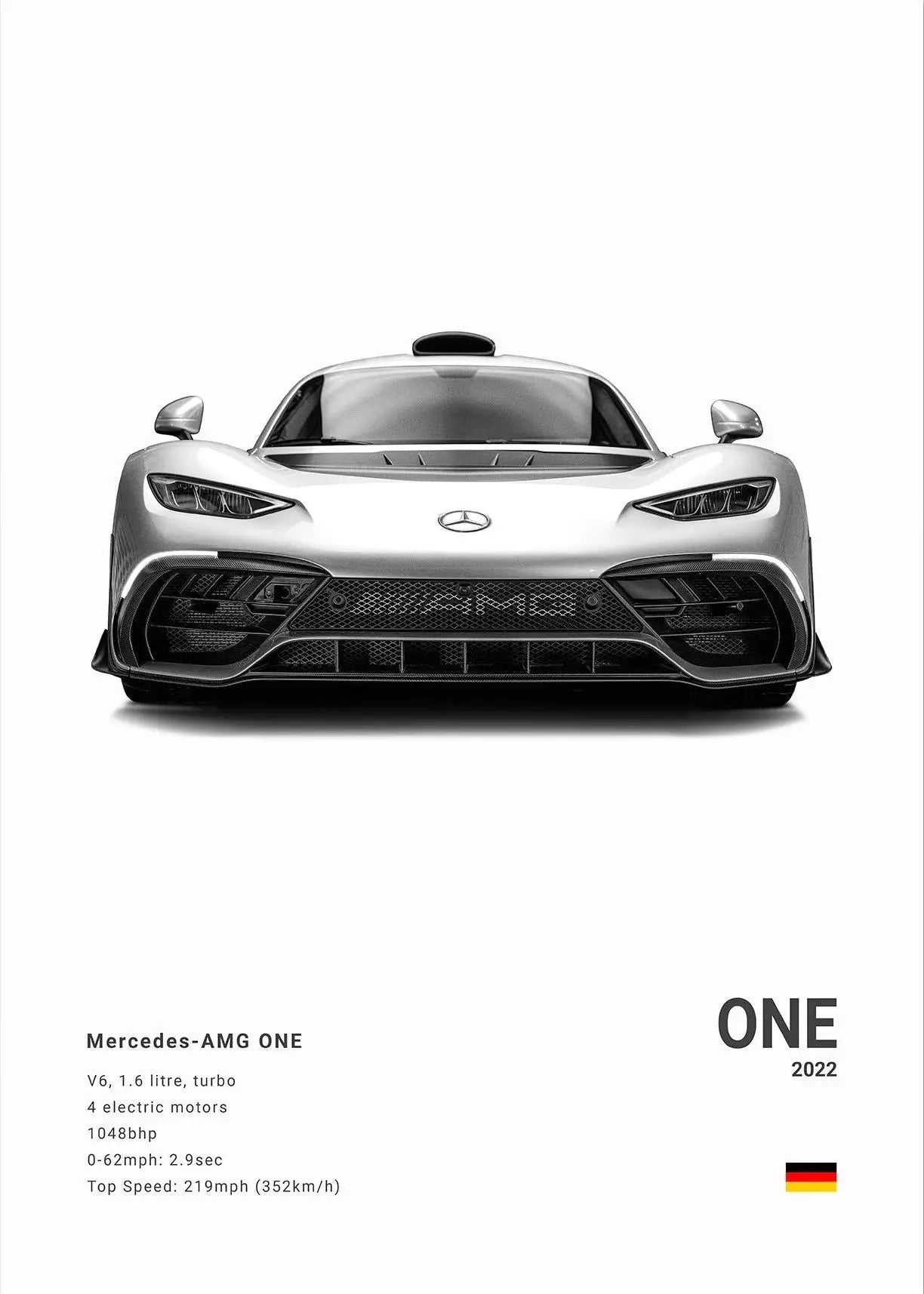 Minimalist Mercedes-Benz Poster