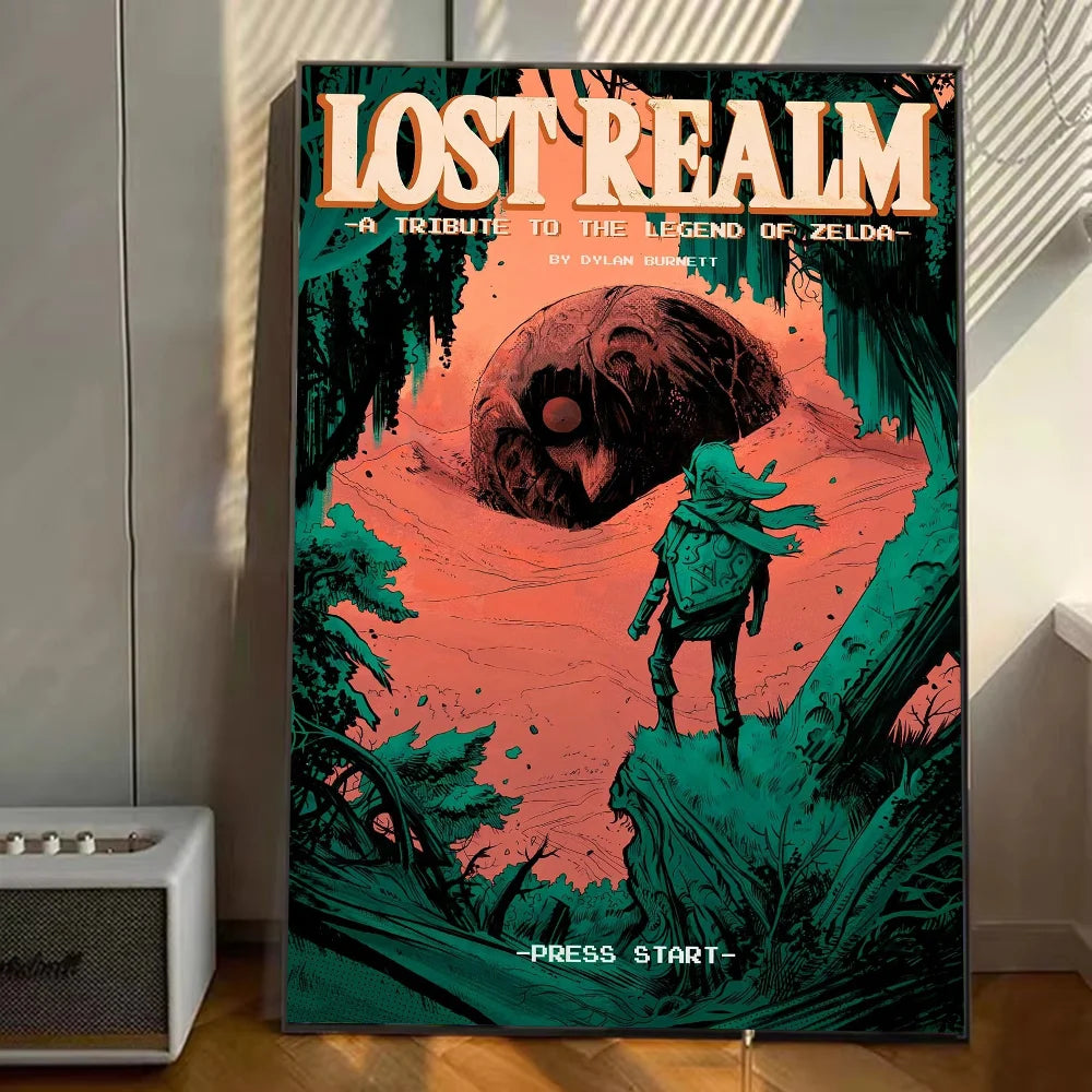 Legend Of Zelda Poster Art Wall Murals Decor