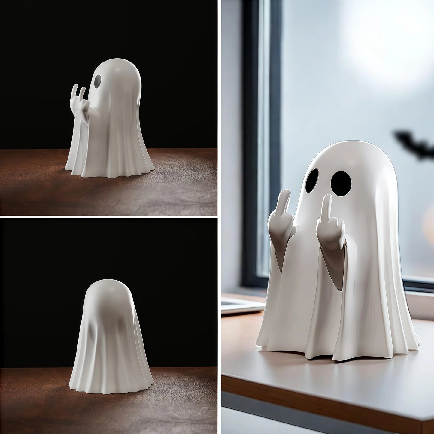 Cheeky Ghost Figurine Halloween Desk & Table Décor