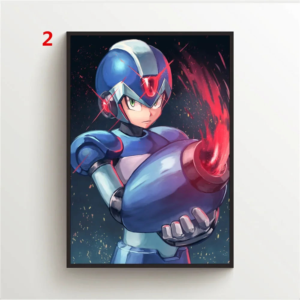 MegaMan Canvas Wall Art