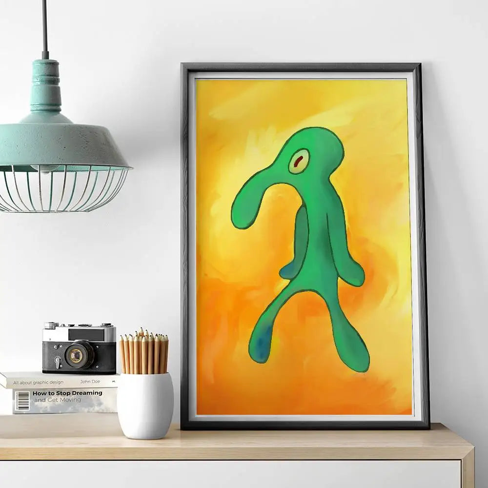Cartoon Squidward Tentacles Poster