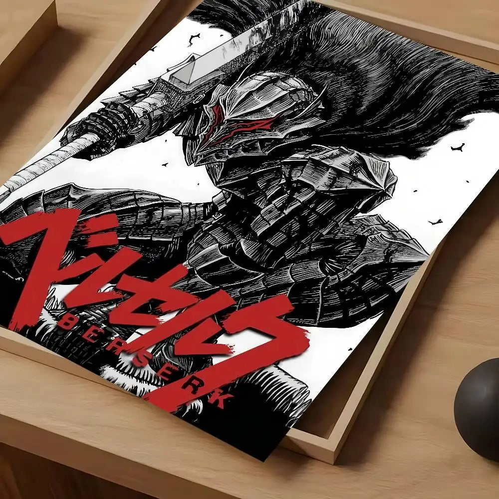 Anime Berserk Poster Japanese Manga Wall Art v3
