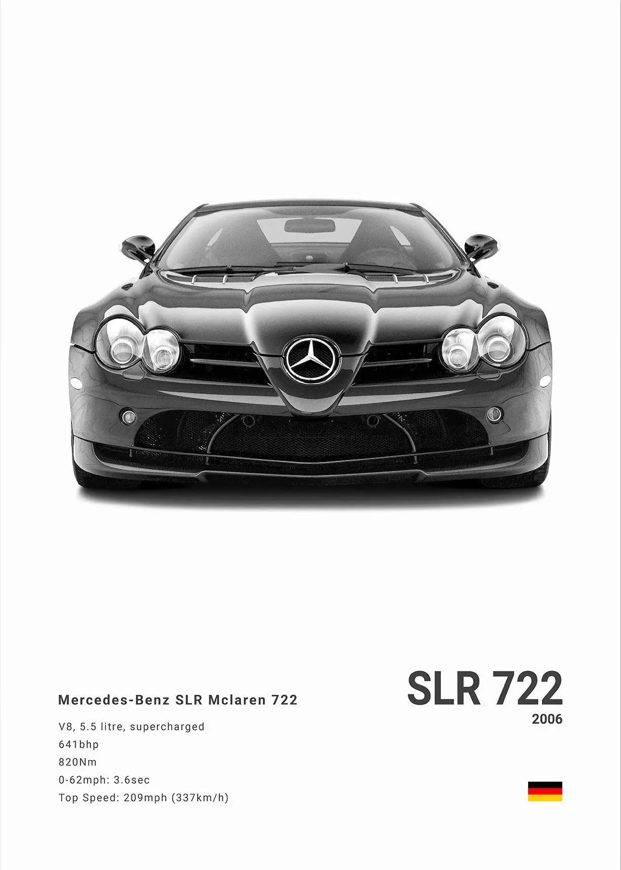 Minimalist Mercedes-Benz Poster