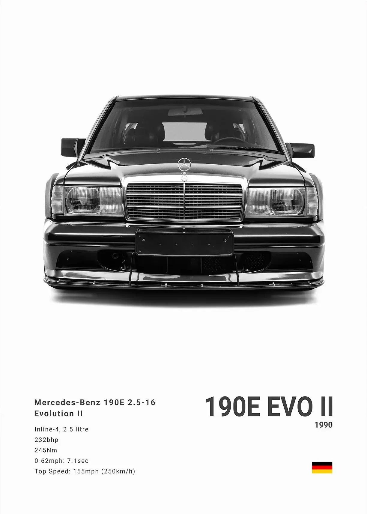 Minimalist Mercedes-Benz Poster