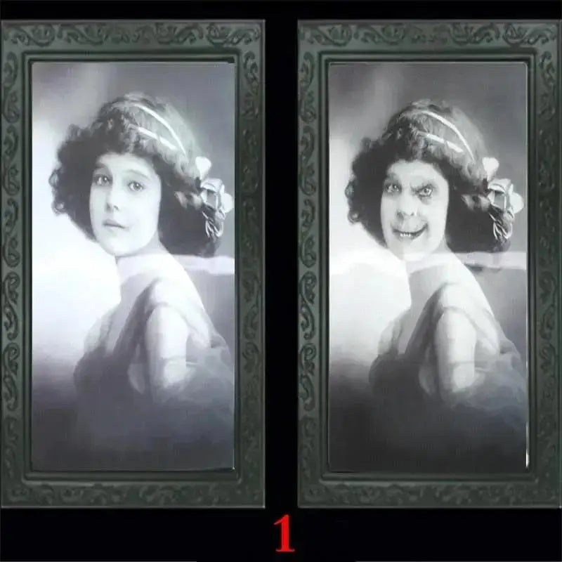 Haunted 3D Ghost Portrait Frame Halloween Décor