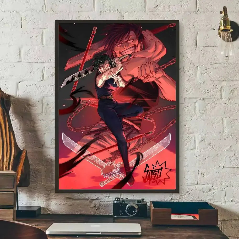 Kaisen Fushiguro Toji Anime Poster – Sticker