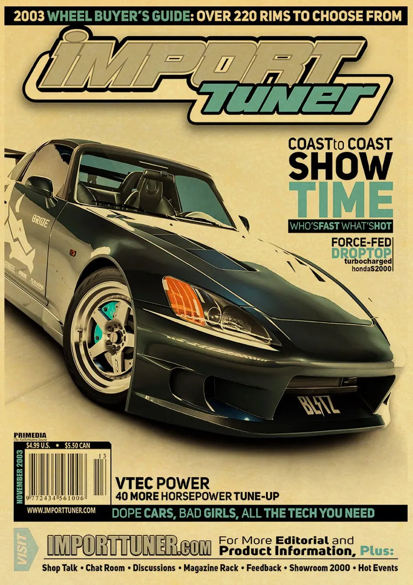 JDM Vintage Car Posters V2