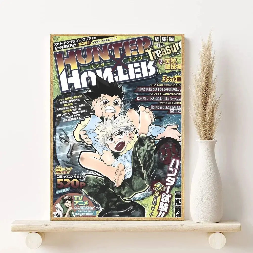 Hunter x Hunter Anime Canvas Wall Poster