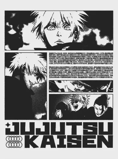 Retro Jujutsu Kaisen Poster