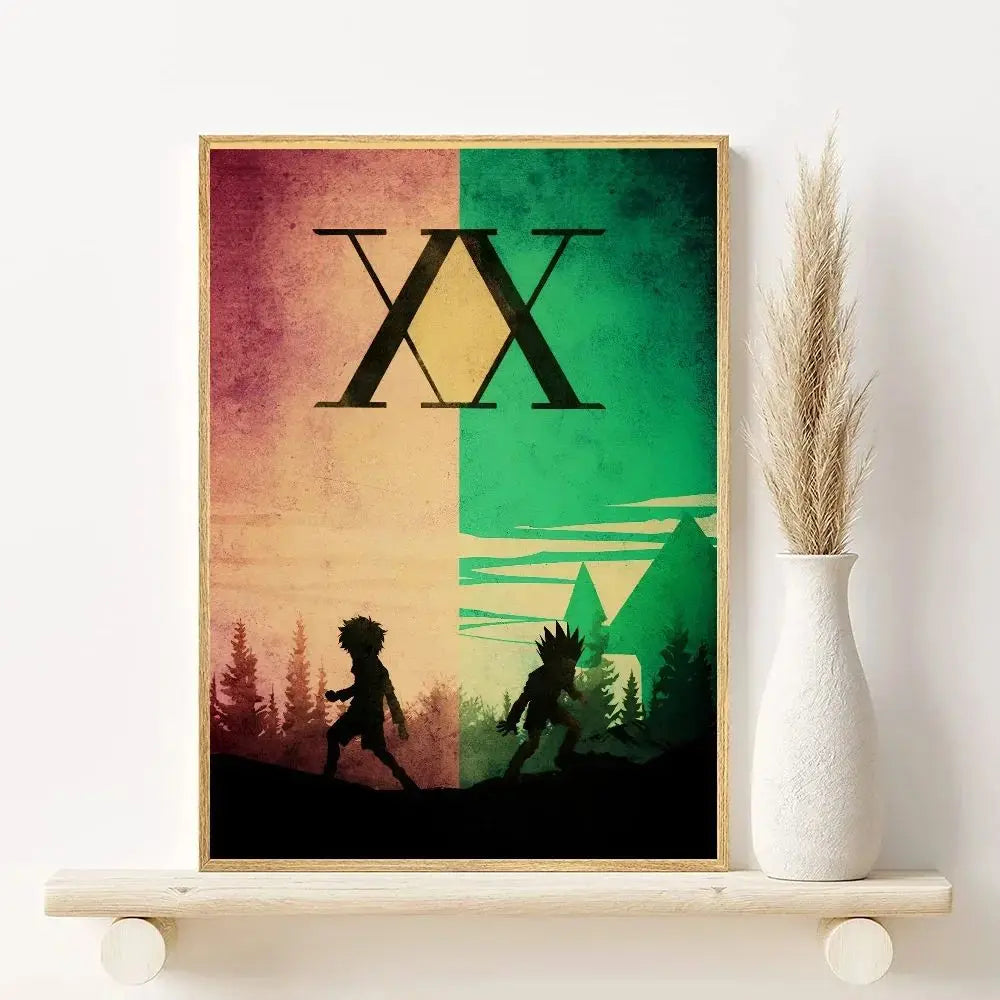 Hunter x Hunter Anime Canvas Wall Poster