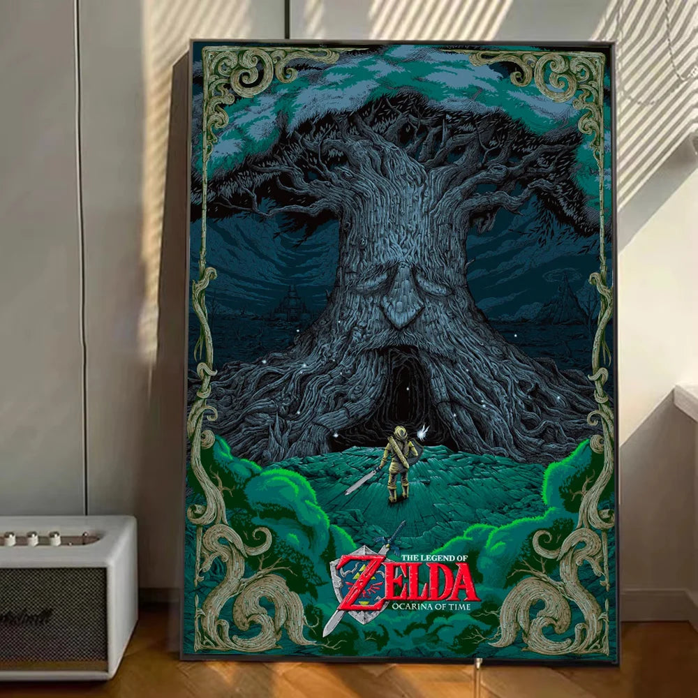 Legend Of Zelda Poster Art Wall Murals Decor