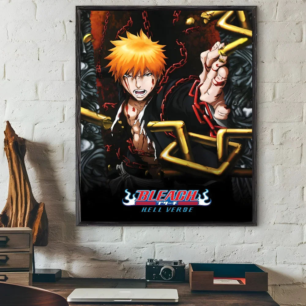 Black and White Bleach Anime Poster