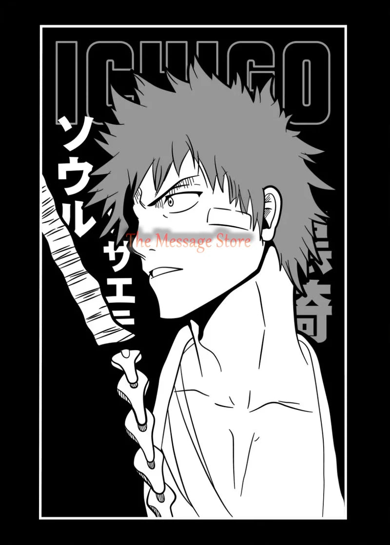 Bleach Black and White Posters