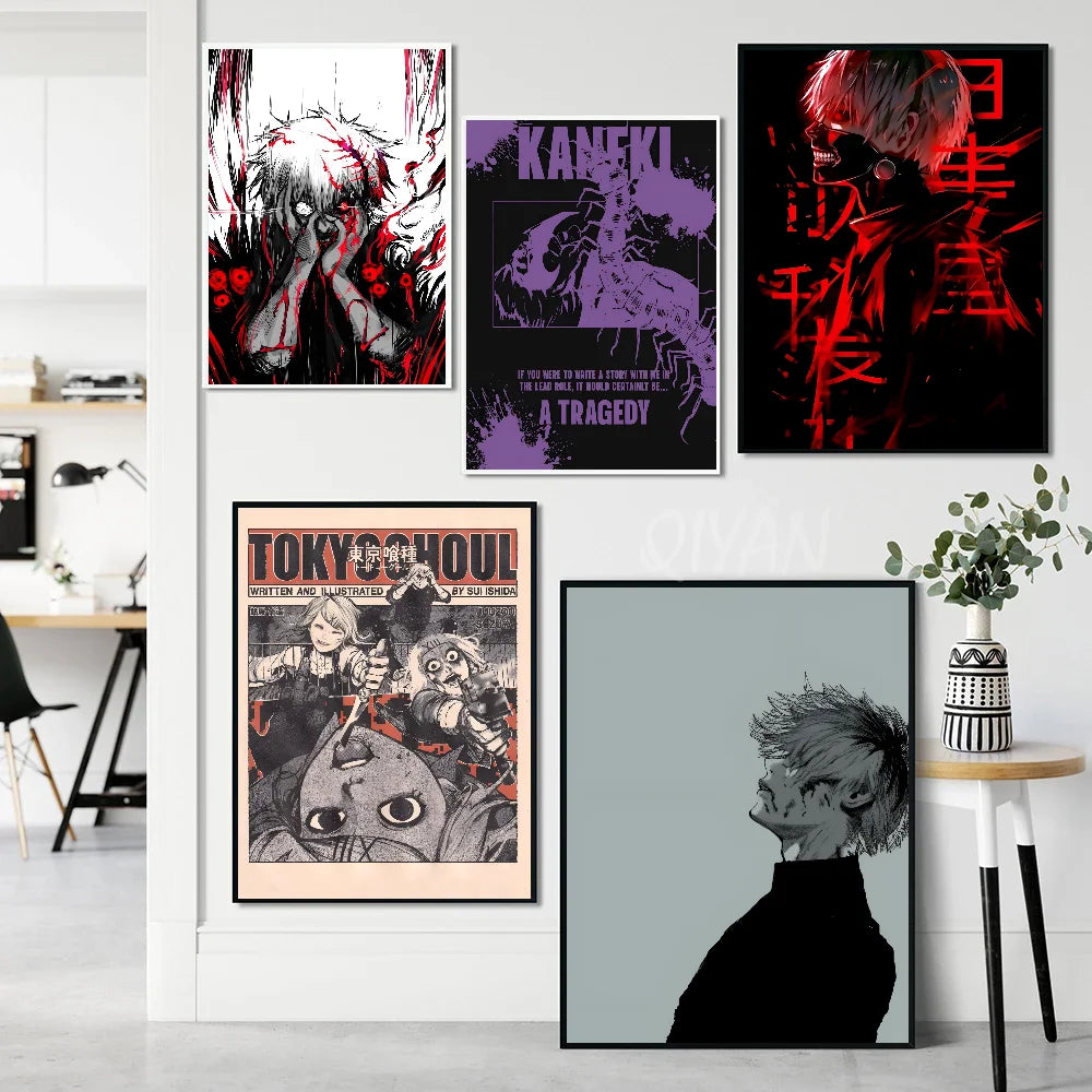 Vintage Anime Tokyo Ghoul Poster