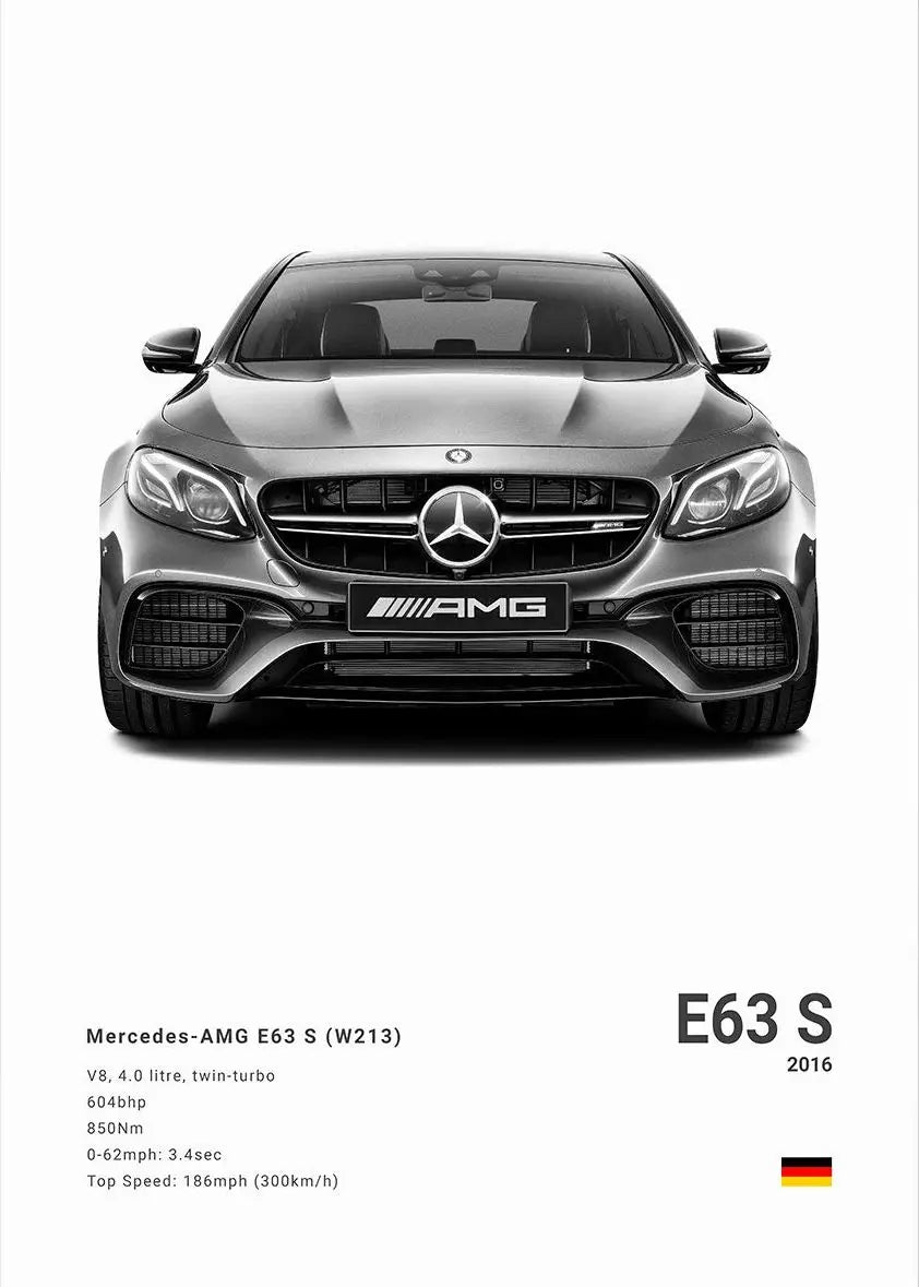 Minimalist Mercedes-Benz Poster