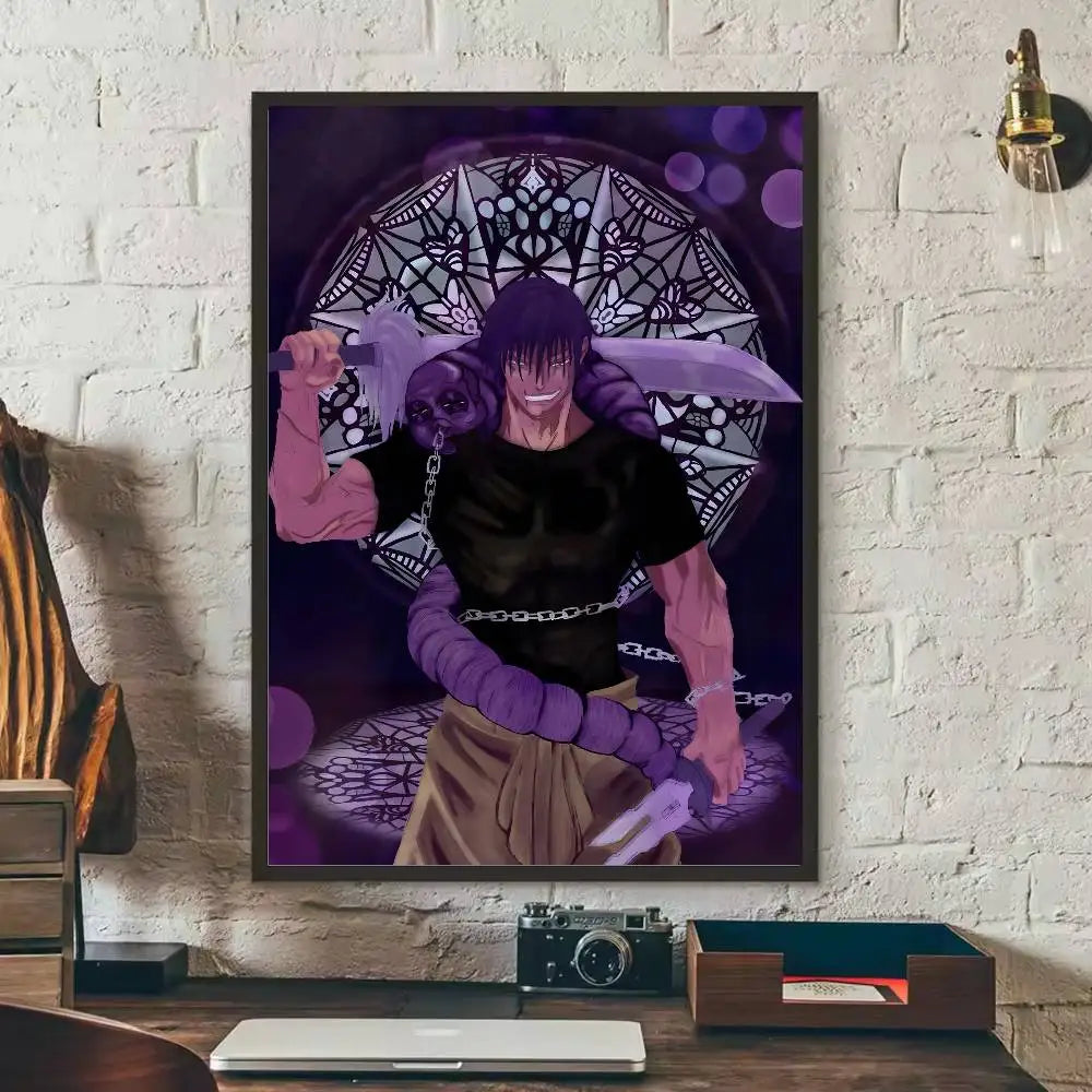 Kaisen Fushiguro Toji Anime Poster – Sticker