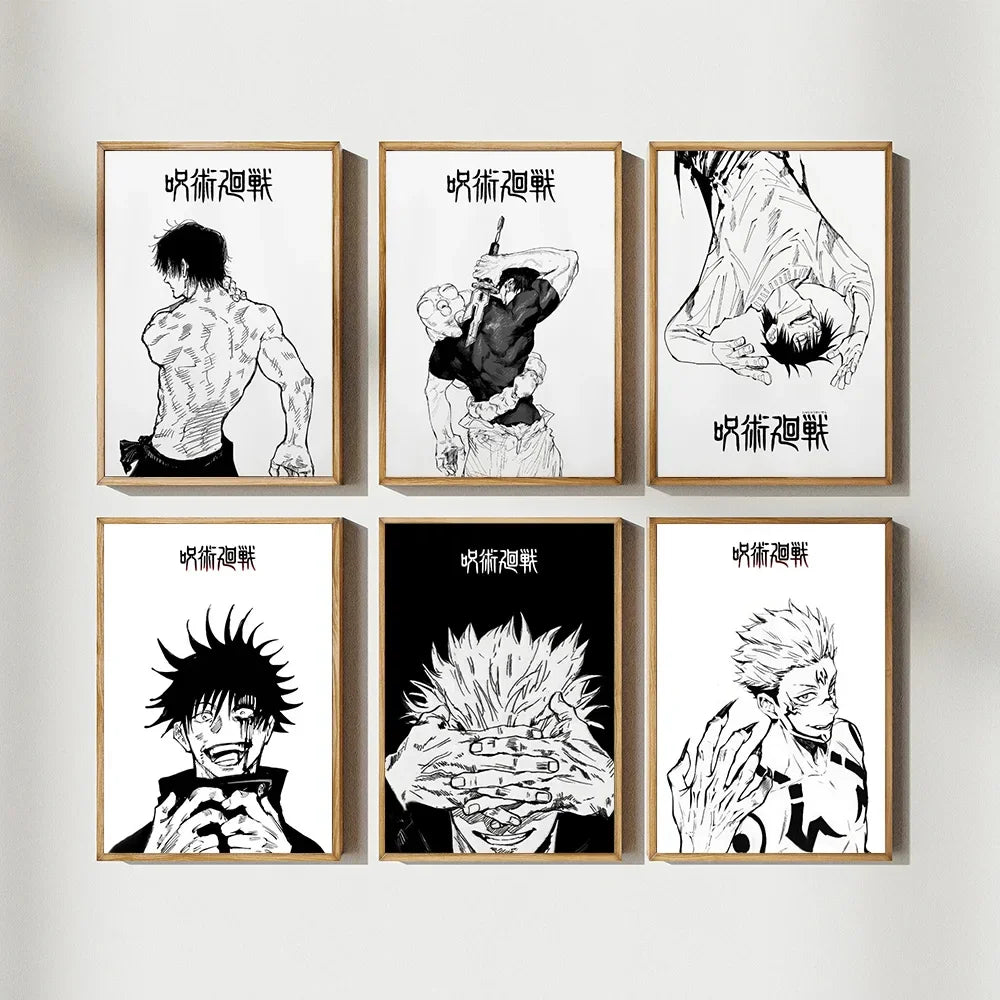 Retro Jujutsu Kaisen Poster