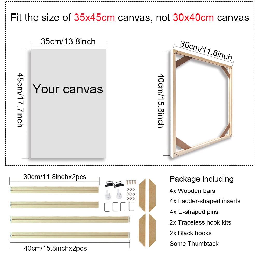 Wooden Canvas Stretcher Frame
