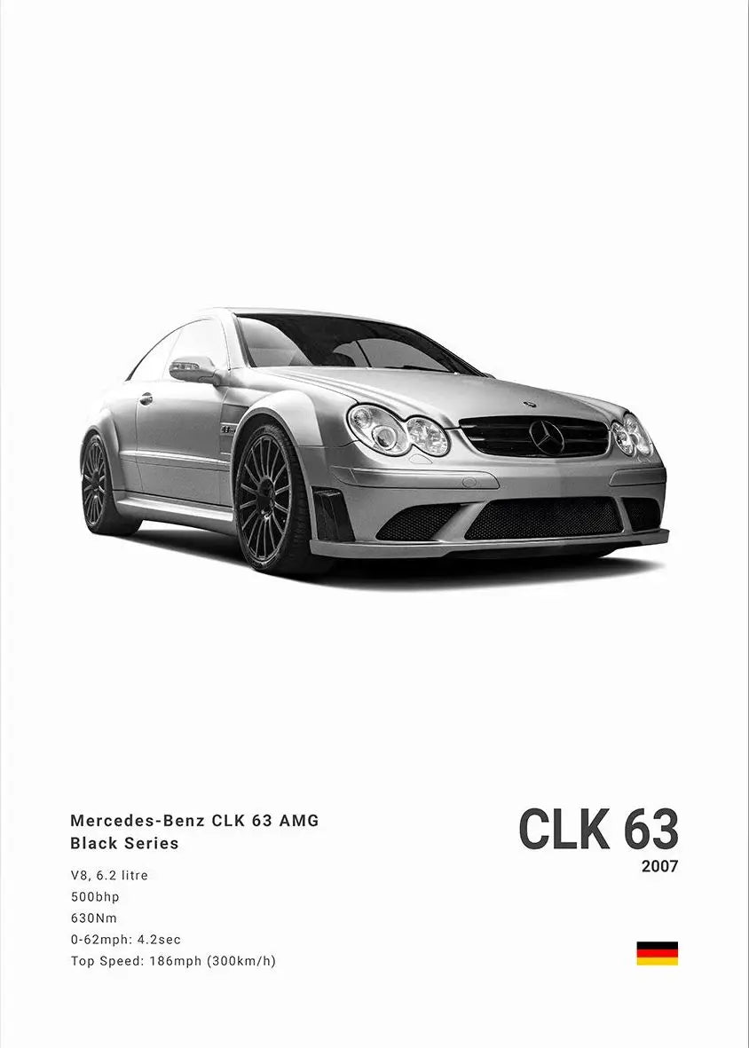 Minimalist Mercedes-Benz Poster