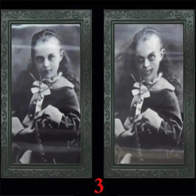Haunted 3D Ghost Portrait Frame Halloween Décor