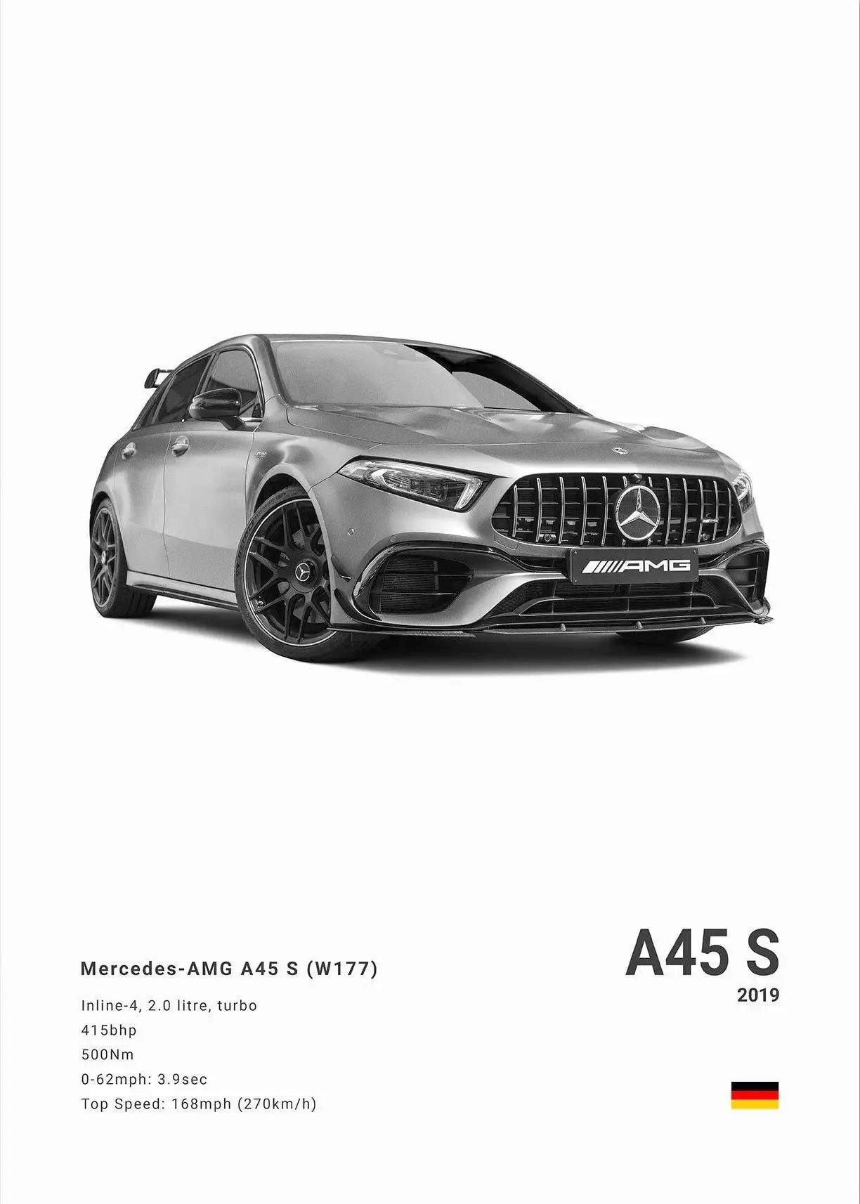 Minimalist Mercedes-Benz Poster