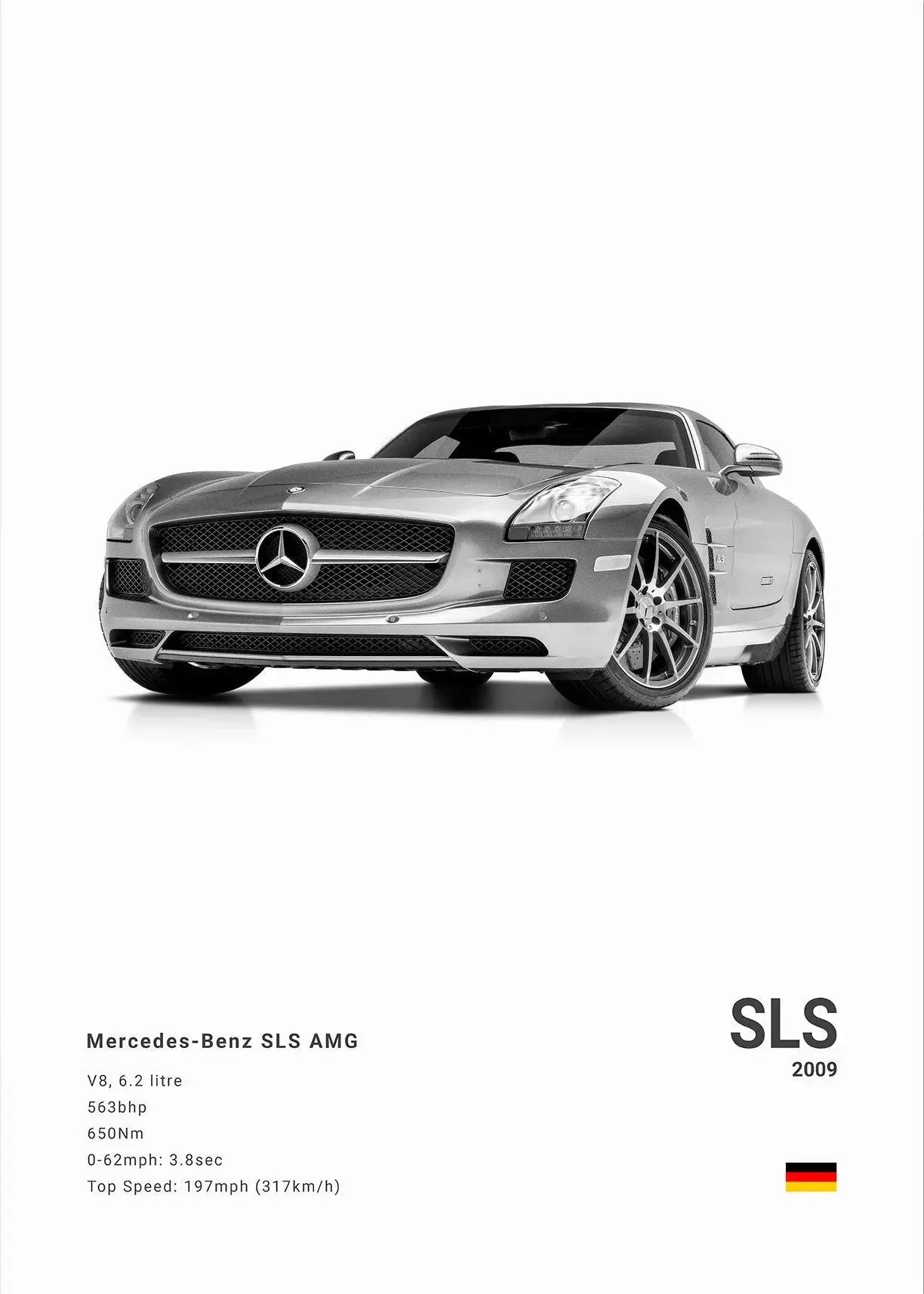 Minimalist Mercedes-Benz Poster