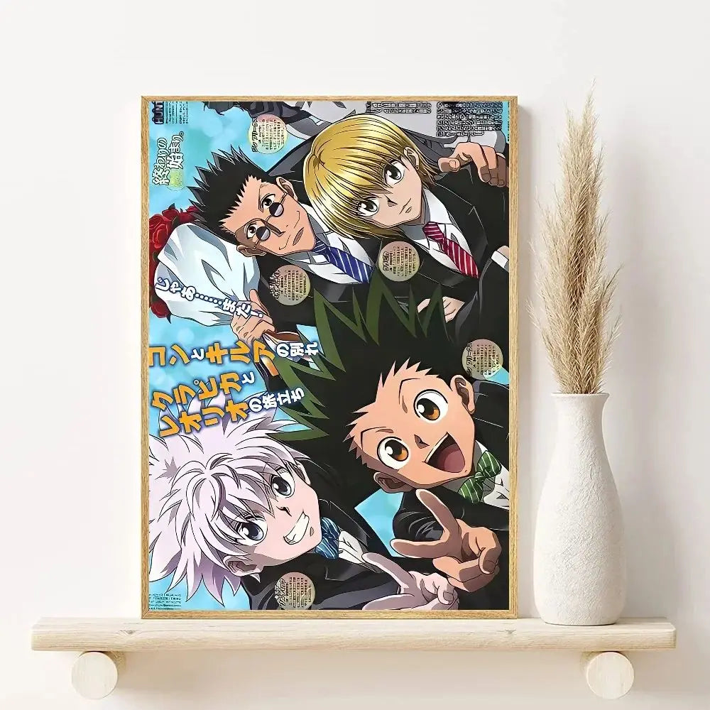 Hunter x Hunter Anime Canvas Wall Poster