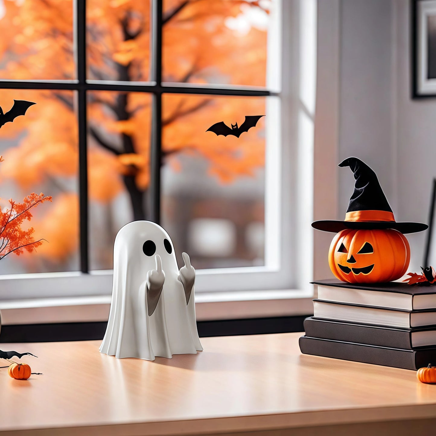 Cheeky Ghost Figurine Halloween Desk & Table Décor