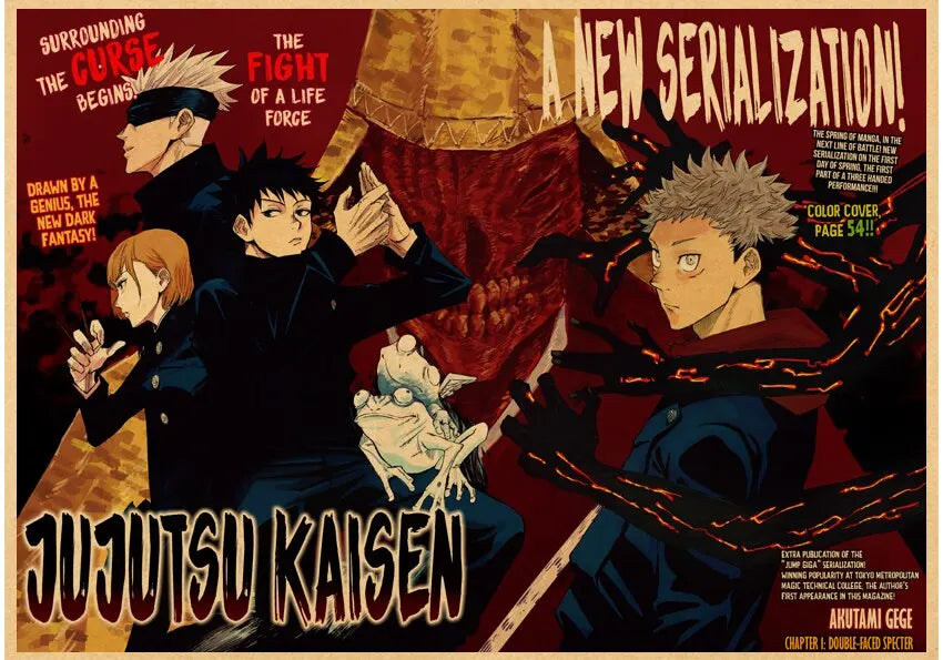 Jujutsu Kaisen Anime Poster