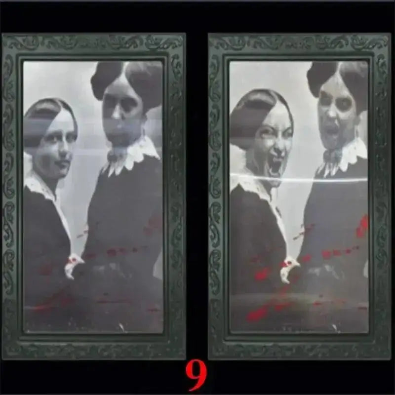 Haunted 3D Ghost Portrait Frame Halloween Décor