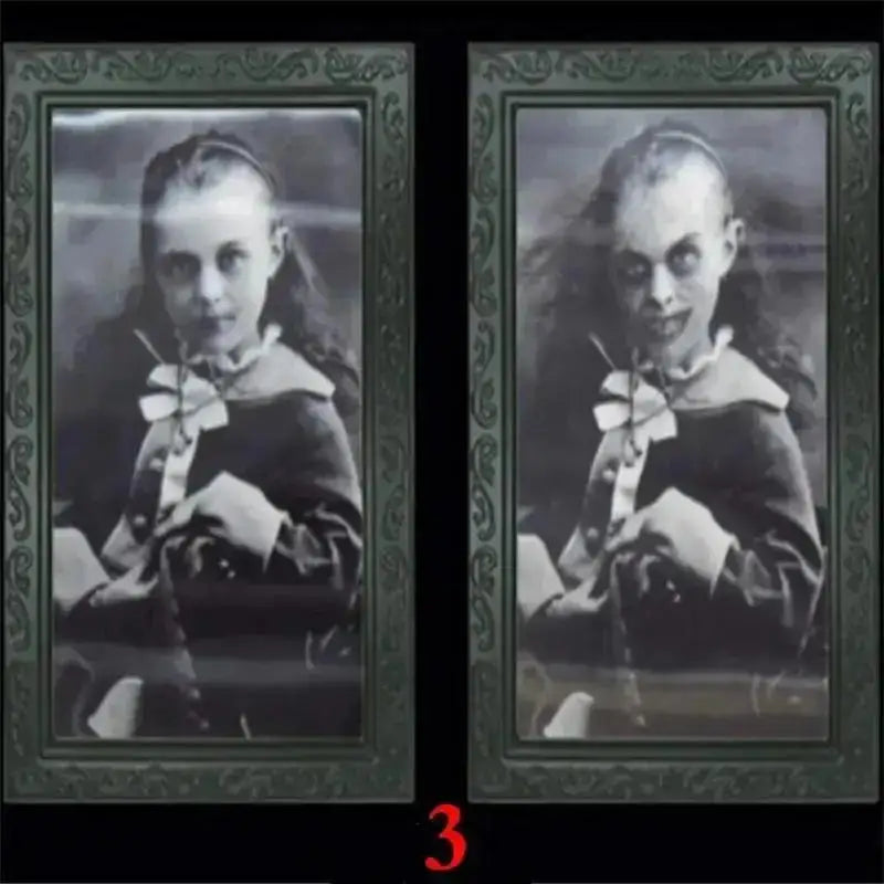Haunted 3D Ghost Portrait Frame Halloween Décor