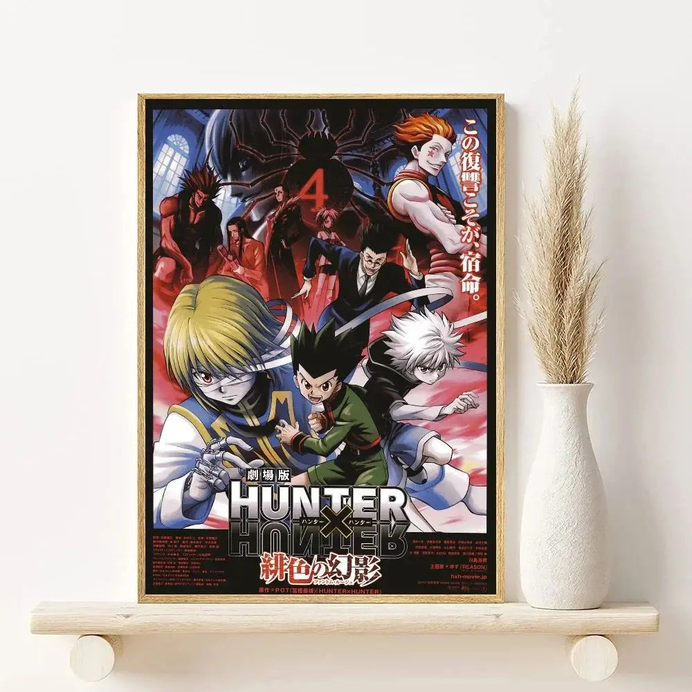 Hunter x Hunter Anime Canvas Wall Poster