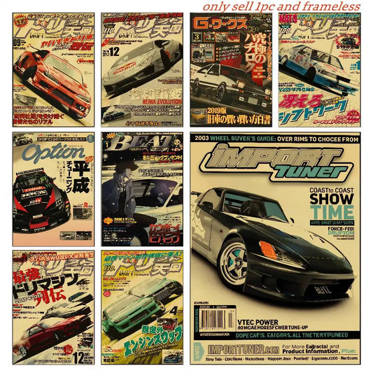 JDM Canvas Wall Art, design 2