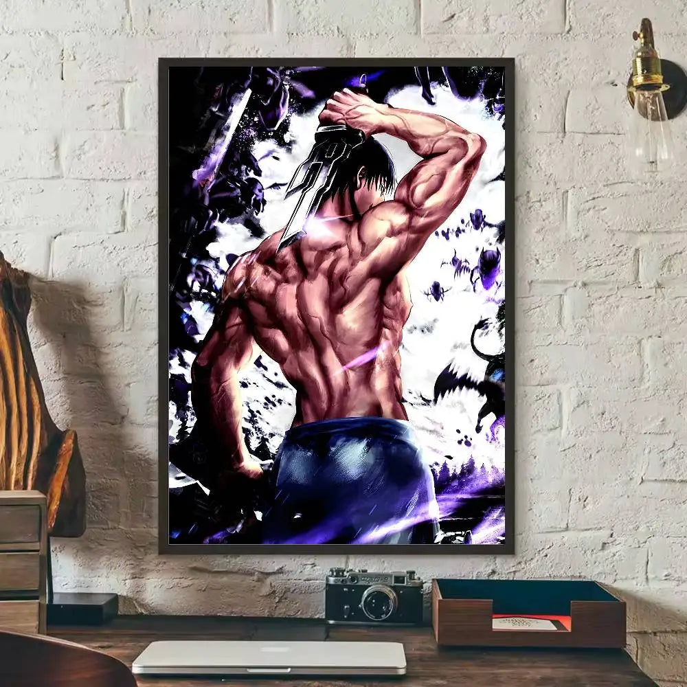 Kaisen Fushiguro Toji Anime Poster – Sticker