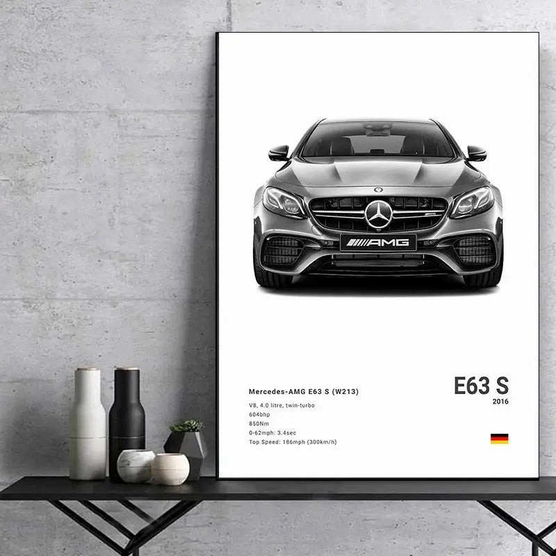 Minimalist Mercedes-Benz Poster